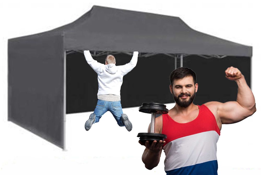 3x6 50kgMOCNY Namiot Handlowy Expresowy Ogrodowy Automatyczny Składany
