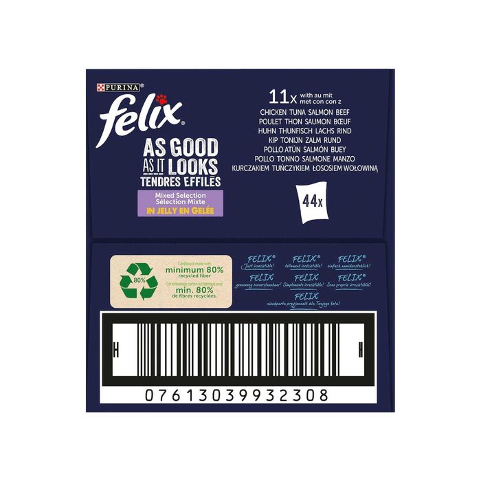 PORTES GRÁTIS - FELIX Fantastic, 44 Saquetas de 85g