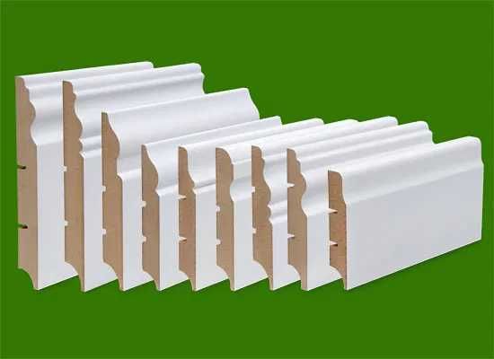 BIAŁE listwy przypodłogowe MDF cokoły - producent