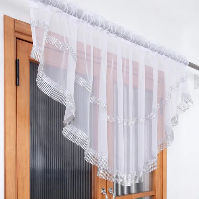 Gotowa firanka z cyrkoniami w EXTRA CENIE