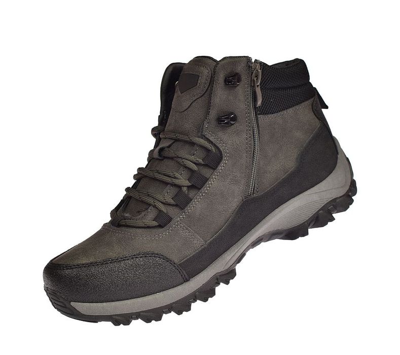 Buty trekkingowe trapery męskie wysokie TR-4-0595 GR rozm. 45