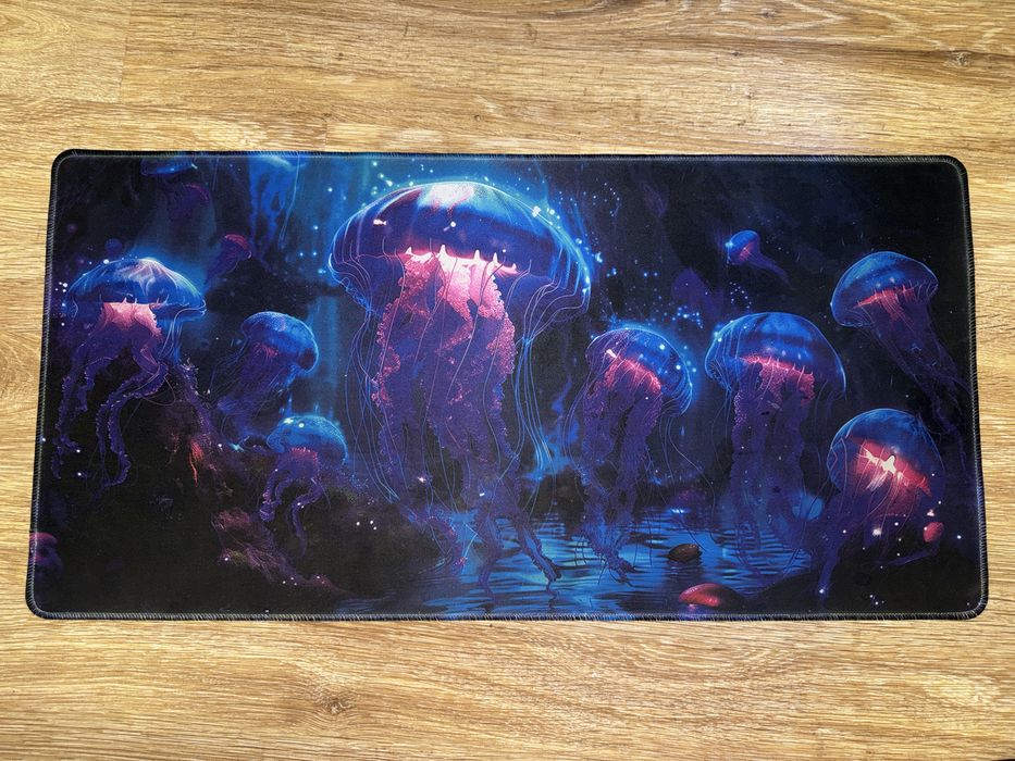 podkładka na biurko pod mysz i klawiature 40x90cm meduzy