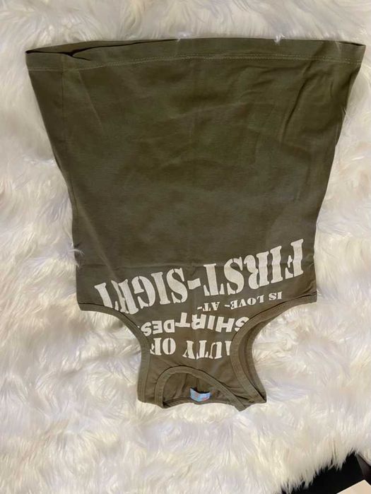 top cavas verde zara tamanho s