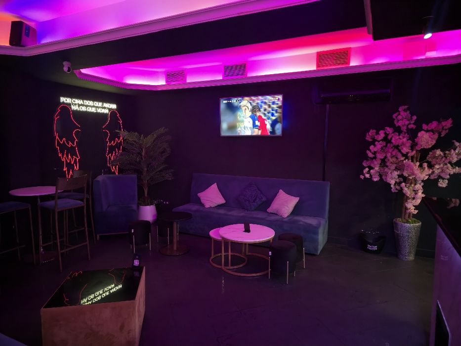 Trespasse Bar Shisha em funcionamento