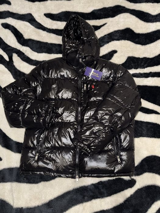 Casaco Puffer Ralph Lauren preto