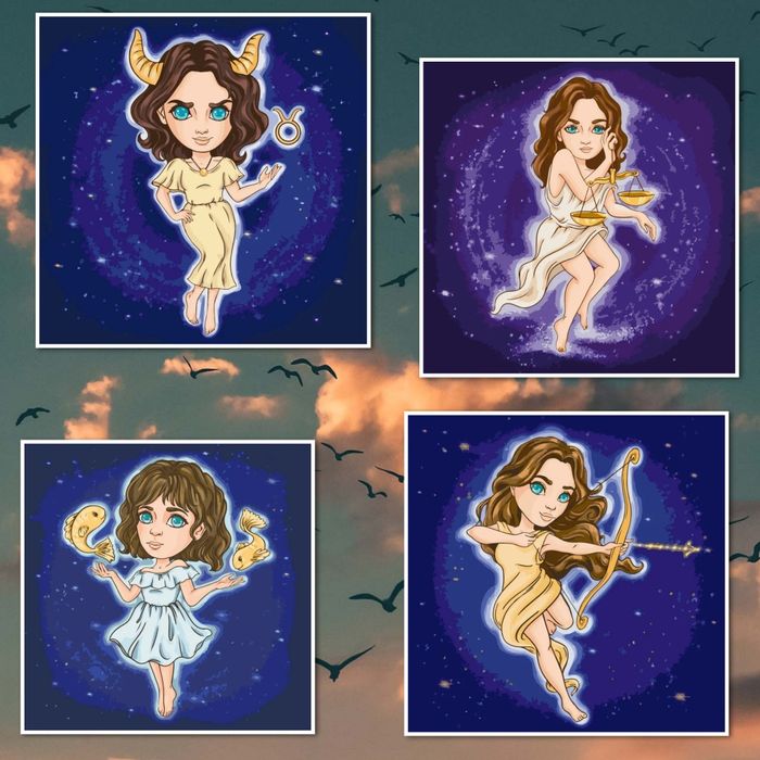 Картини по номерах Знаки зодіаку,картина за номерами знак зодіаку