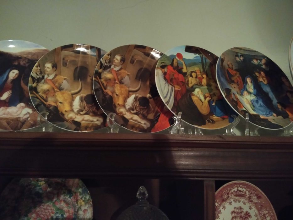 Grande coleção PRATOS DE NATAL da VISTA ALEGRE. Ver fotos.