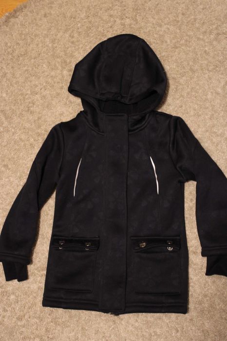 Płaszczyk - softshell dziewczęcy granatowy 98\104