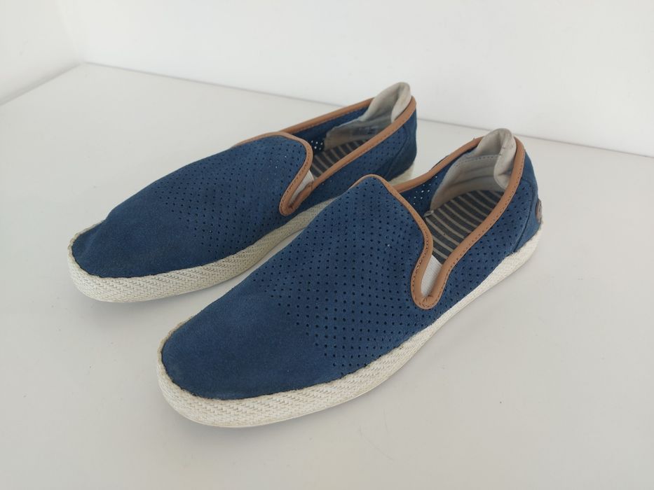 Buty męskie espadryle skórzane Lacoste Tombre w rozmiarze 42