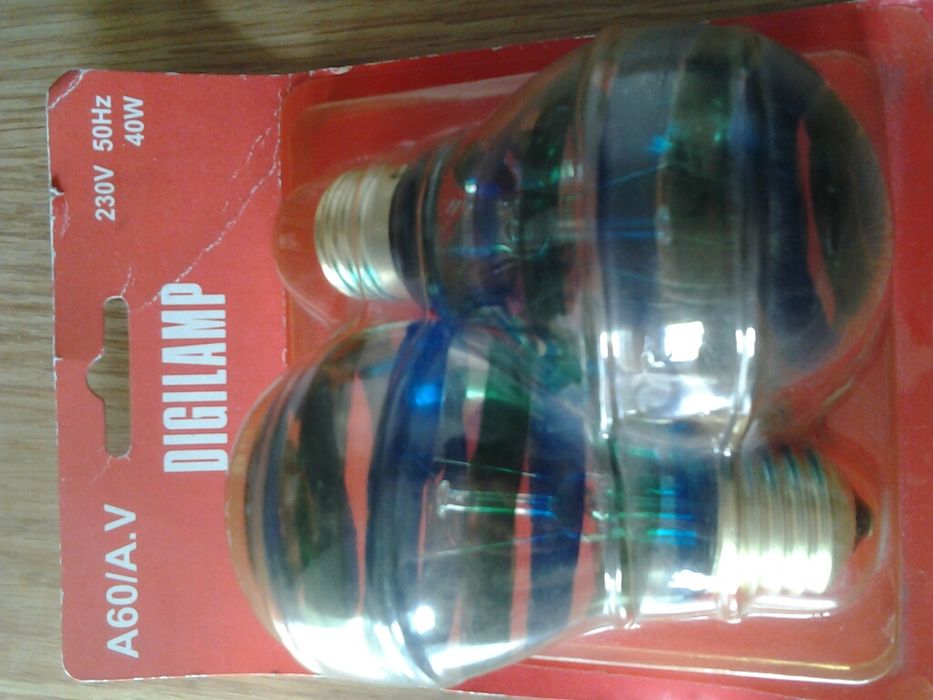 Lâmpadas E27 coloridas Novas