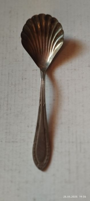 Łyzeczka ,szufelka do cukru alpakka.