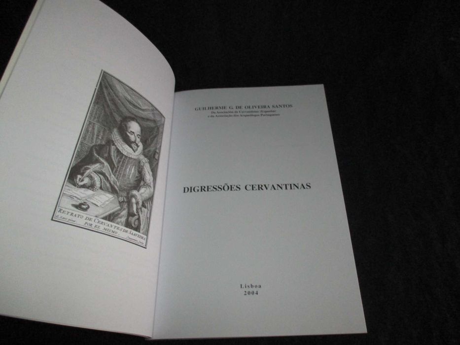 Livro Digressões Cervantinas Guilherme G. de Oliveira Santos