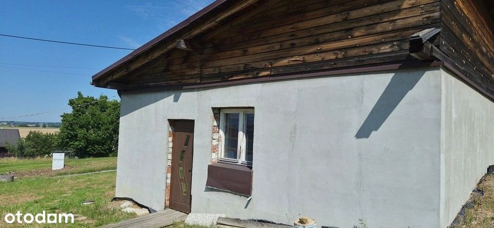 Domek w górach  stanie surowym zamkniętym