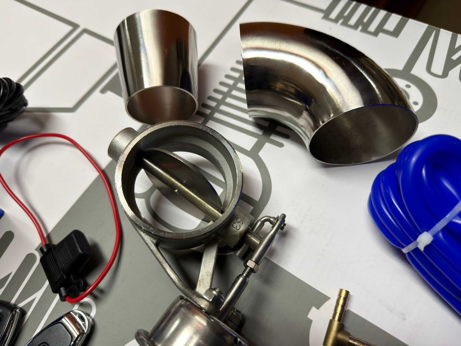 Вакуумна заслонка вихлоп керована 51/63/76 мм | Активний вихлоп