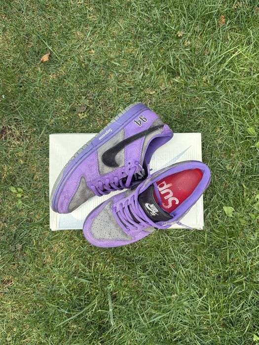 Кросівки Nike SB Dunk Low x Supreme Purple