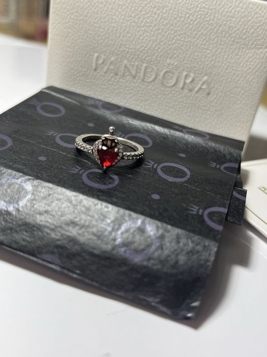 Кольцо пандора pandora disney сердце + упаковка