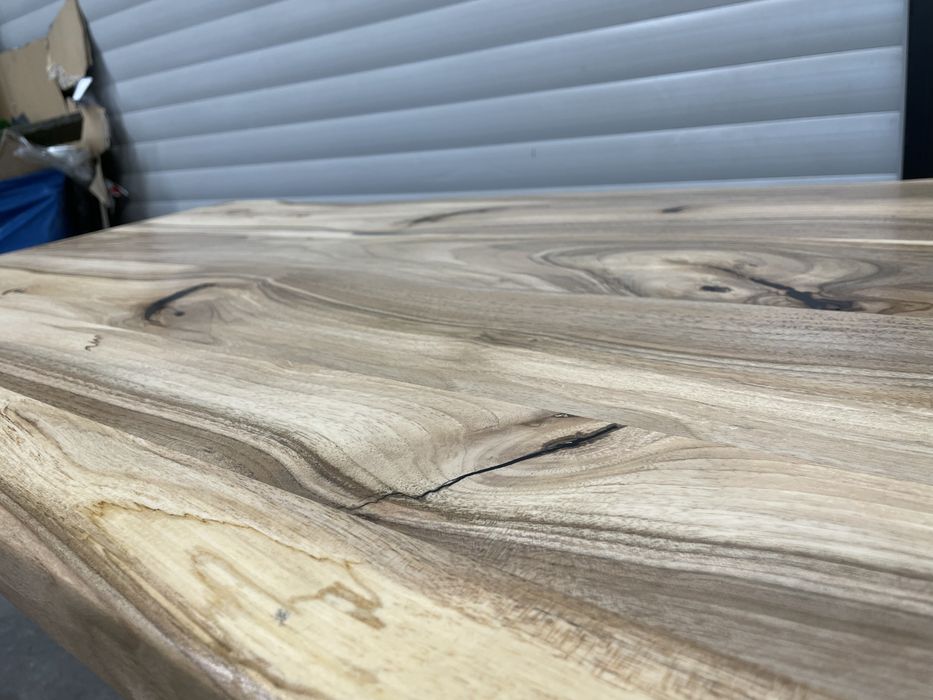 Ława drewniana z orzecha