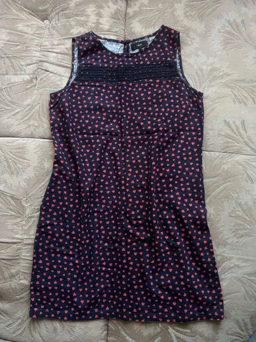 Sukienka Next - len i wiskoza - rozm. XL