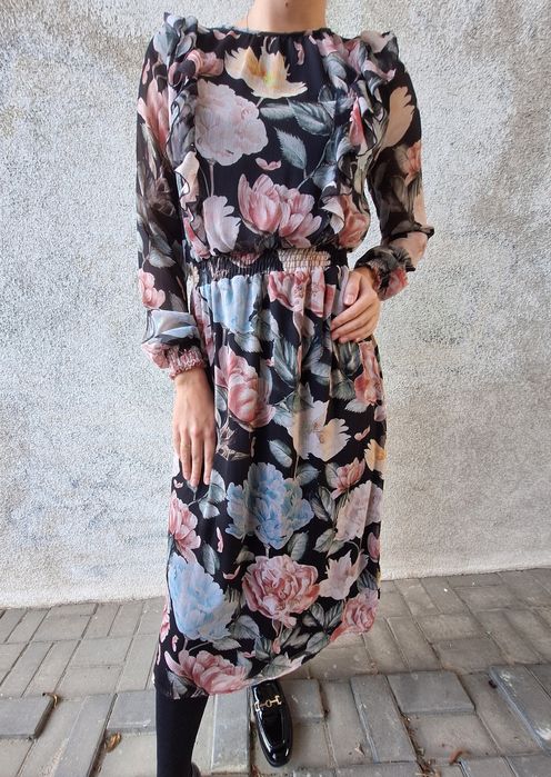 Sukienka maxi Mohito w kwiaty, M/L