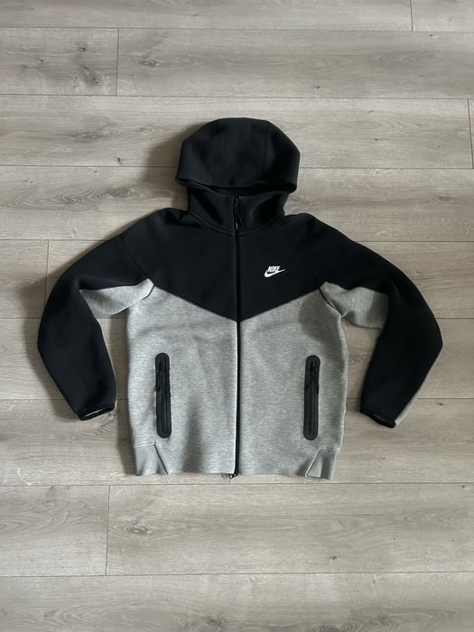 bluza nike tech fleece szaro czarna