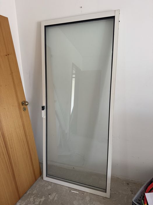 2 portas aluminio vidro