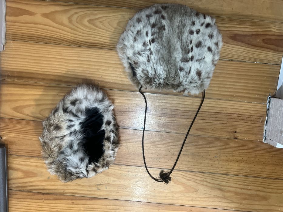 Casaco comprido de pele