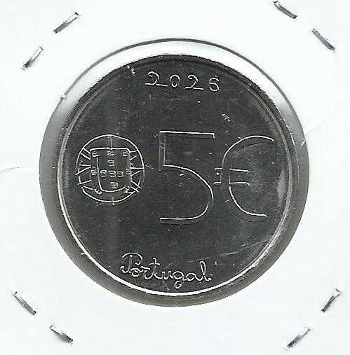 Moeda portuguesa – 5€ Multiculturalidade - 2026