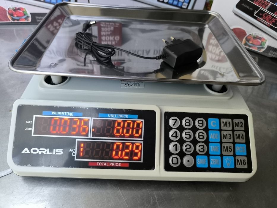 Balança pesa até 40 kg