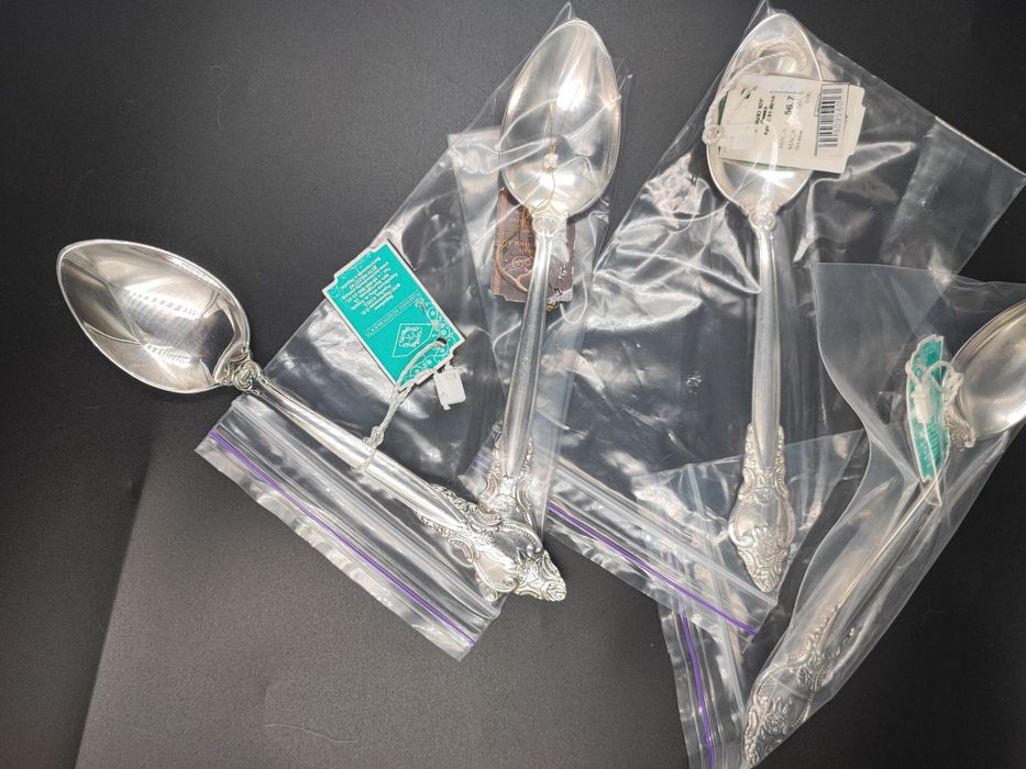 4 × срібні десертні ложки "Фамільні Коштовності"