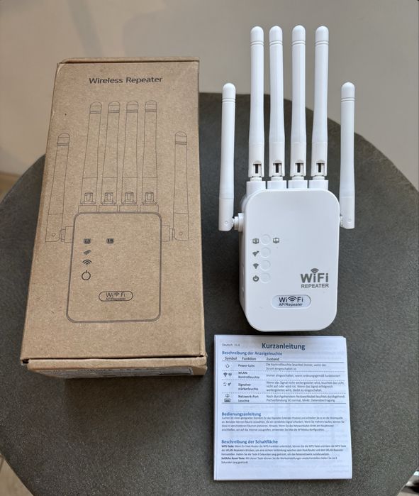 Підсилювач повторювач Wi-Fi Ретранслятор 2.4G 6 антен