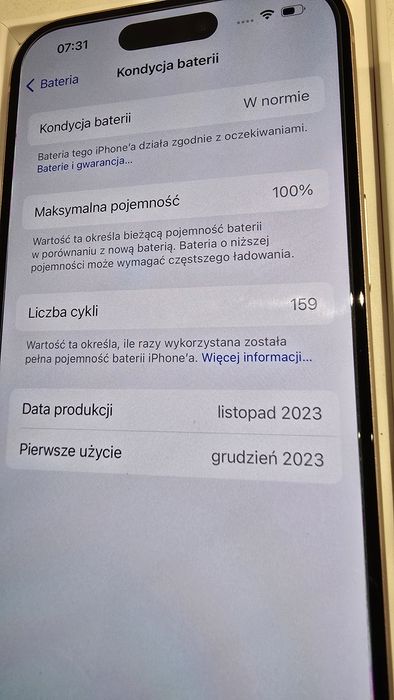 IPhone 15 Stan idealny.