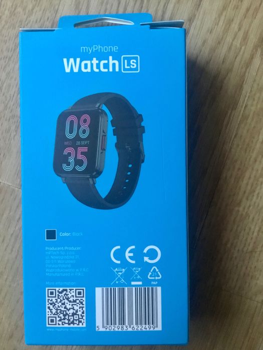 Nowy smartwatch myPhone Watch LS Black