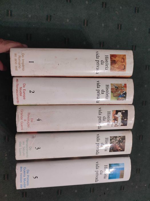 História da Vida Privada - 5 Volumes