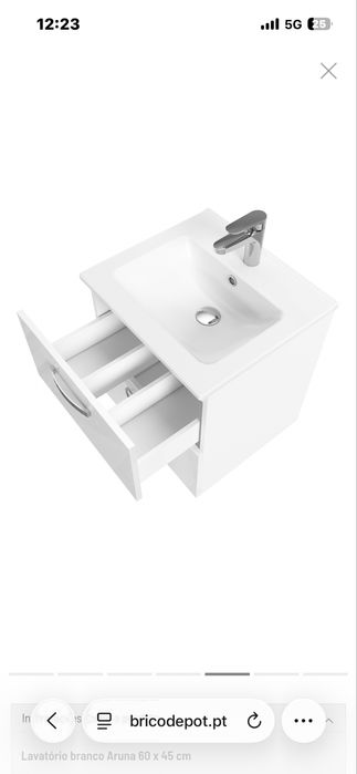 Conjunto Casa de banho pia + movel ARUNA