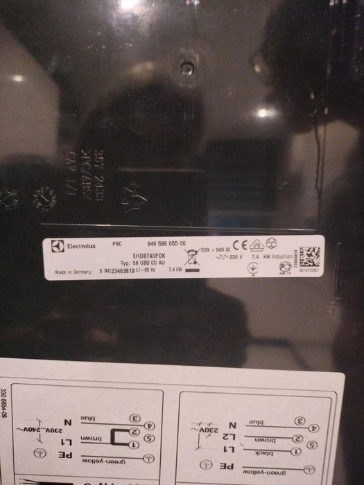 Płyta indukcyjna Electrolux EHD 8740F duża