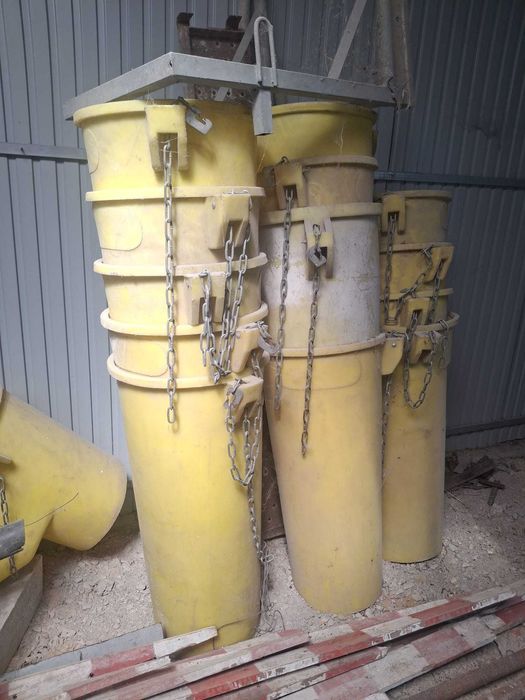 Conjunto 1 Boca, 1 Suporte e 19 Tubos Descarga de Entulho