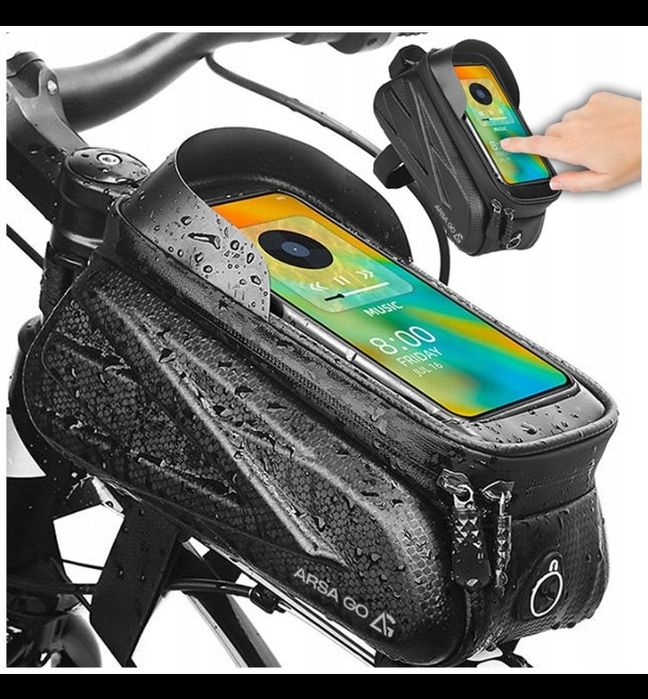 Duża sakwa na rower torba rowerowa uchwyt etui case na telefon