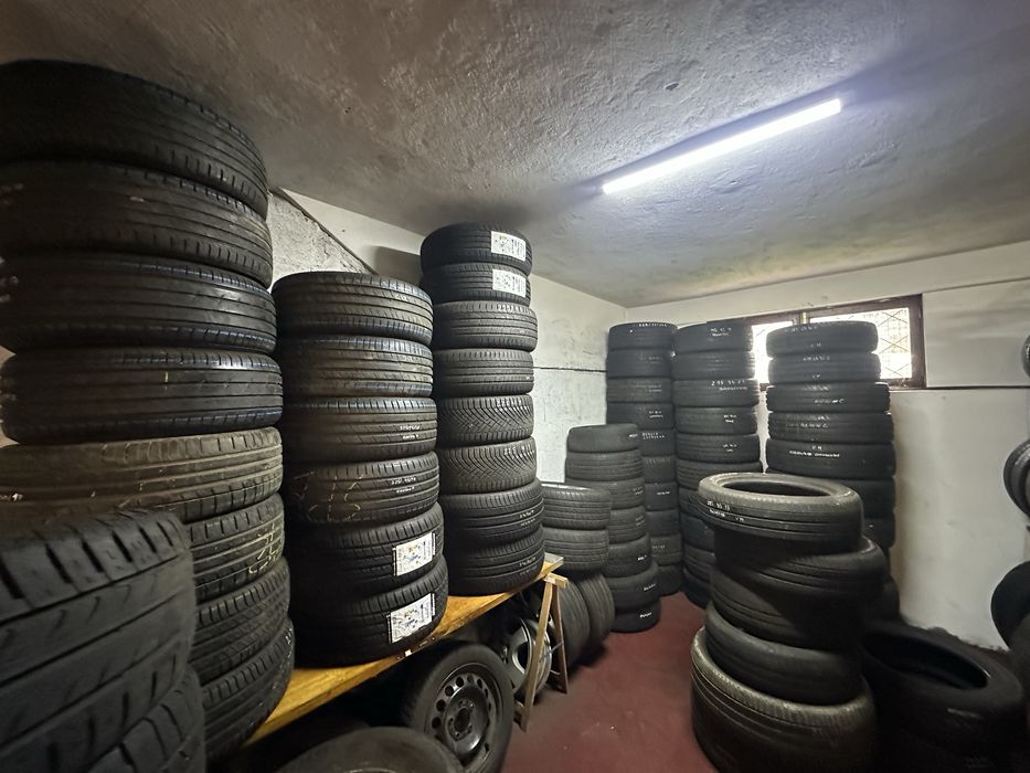 Pneus novos e semi-novos