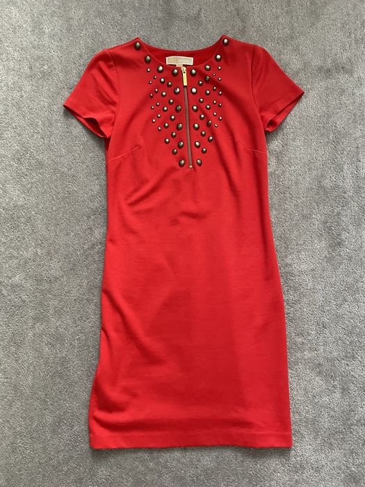 Коралловое женское платье Michael Kors