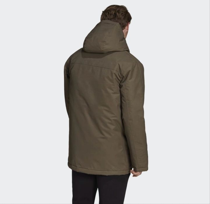 Зимний пуховик adidas мужской