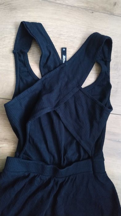 Czarna letnia sukienka Takko S 36