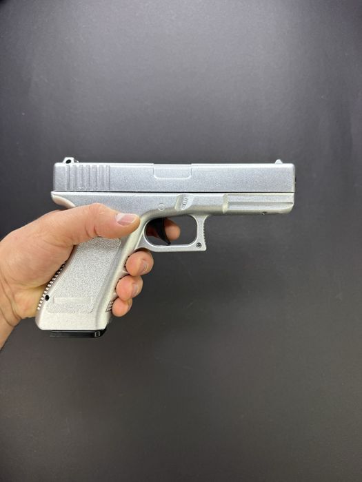 Іграшковий металевий Глок 17 silver - v20