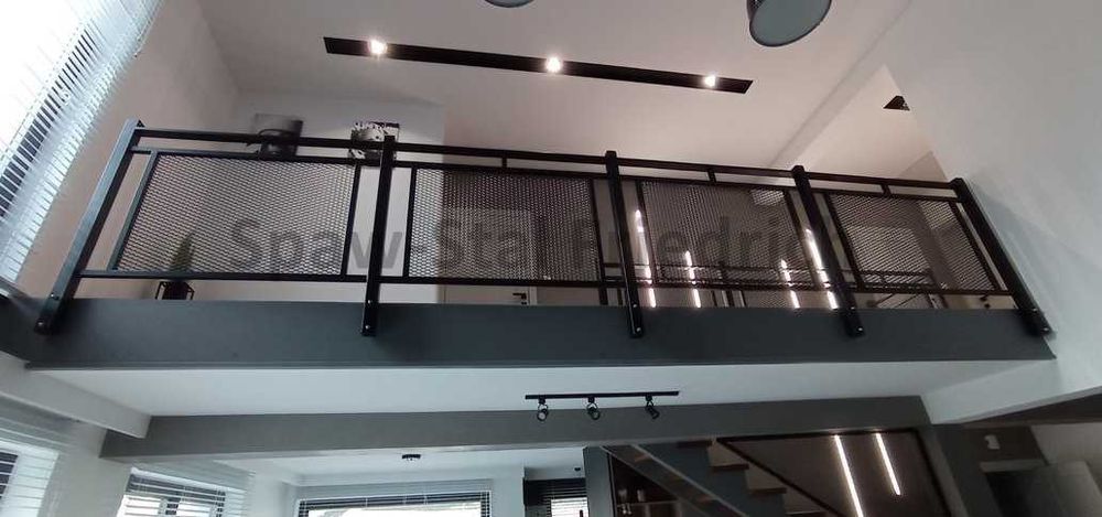 Balustrady,bramy,schody, zadaszenia-stal nierdzewna,czarna,aluminium
