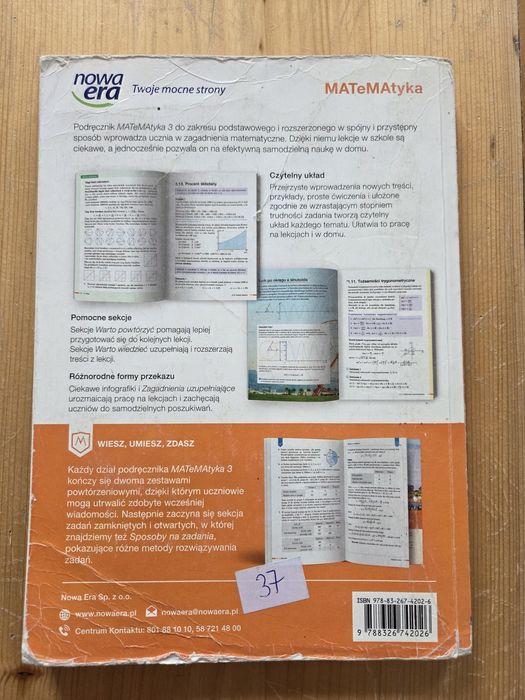 MATeMAtyka 3 zakres podstawowy i rozszerzony
