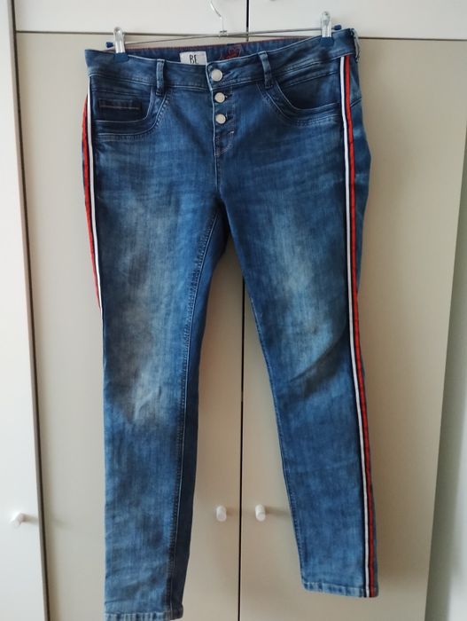 Spodnie jeansowe Street One damskie niebieskie