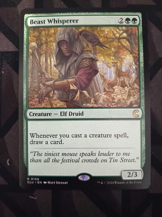MTG Beast Whisperer Rare Commander Legends CLU