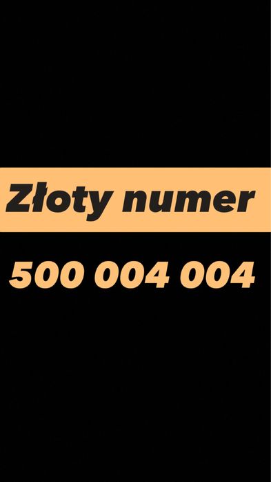 Zloty numer biznesowy 500 00x 00x widoczny, profesjonalny, wyrozniajacy się w Twojej branży.