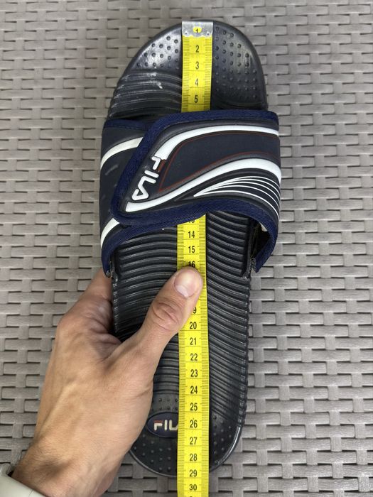 Fila шлепанцы тапочки 45 размер пляжные синие