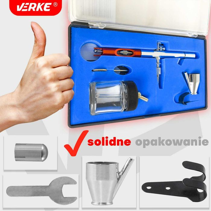 Aerograf malarski lakierniczy precyzyjny  modelarski  22ML