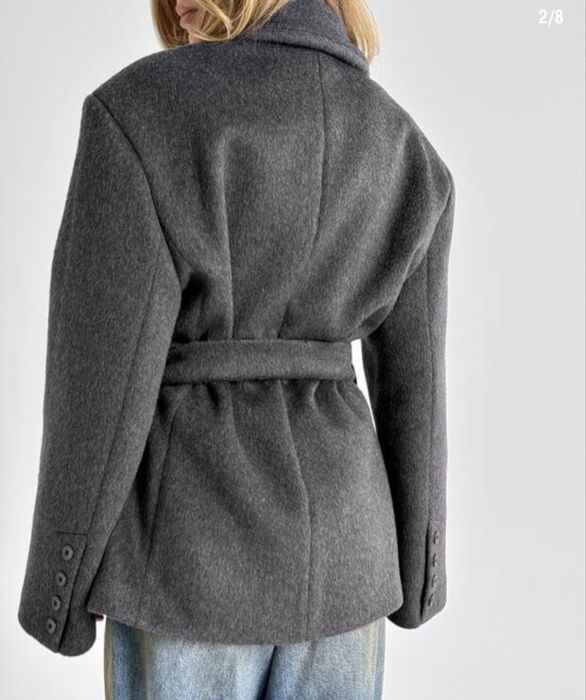 Вкорочене пальто із 100% натуральної вовни (як в coosh)